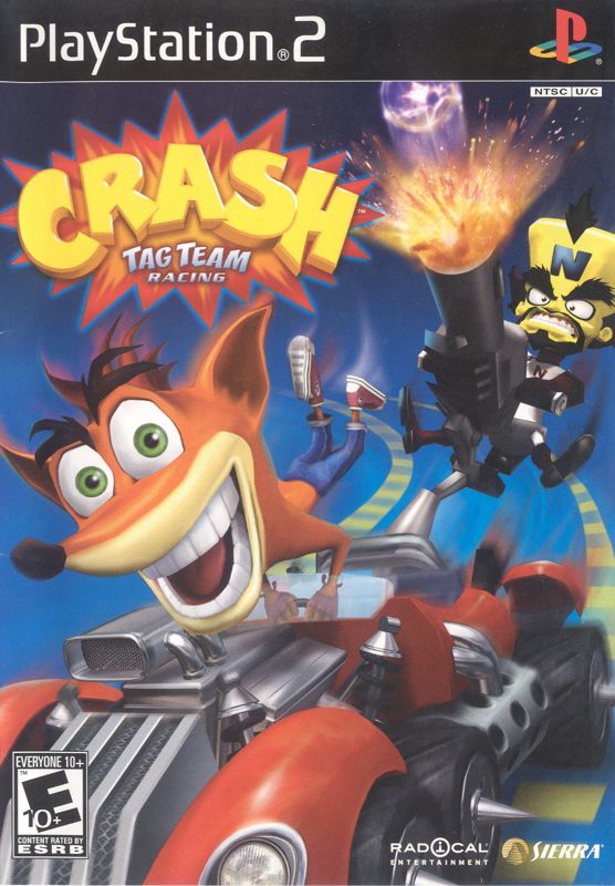 Crash Tag Team Racing box art for Xbox